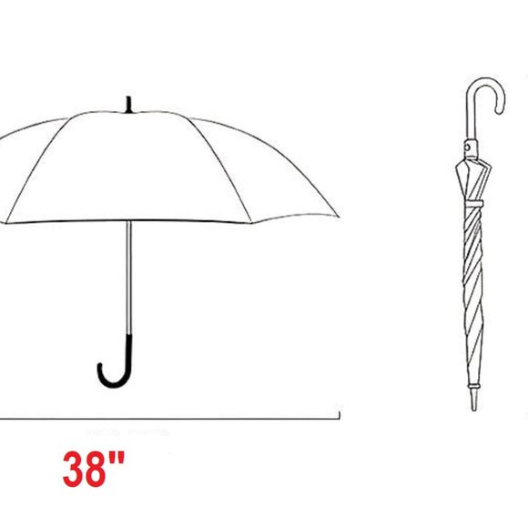Sanrio Kuromi Semi-Auto Transparent Cute Fashionable Dome Vinyl Umbrella - Picture 8 of 8